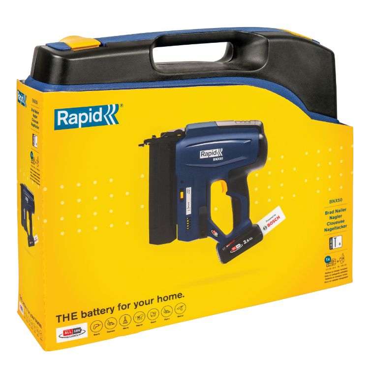 Rapid 50 mm Cordless Nail Gun, Type C
