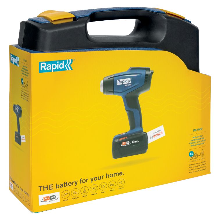 Rapid RX1000 550 °C max Cordless, Type C - EU 4 Ah