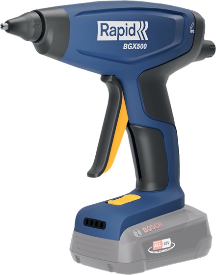 Rapid Agrafage 5001517 Cordless Glue Gun, 12 mm