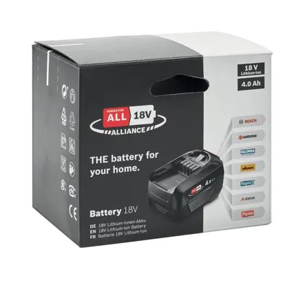 5001519 Rapid Agrafage  4 Ah 18V Power Tool Battery, For Use With POWER FOR ALL ALLIANCE