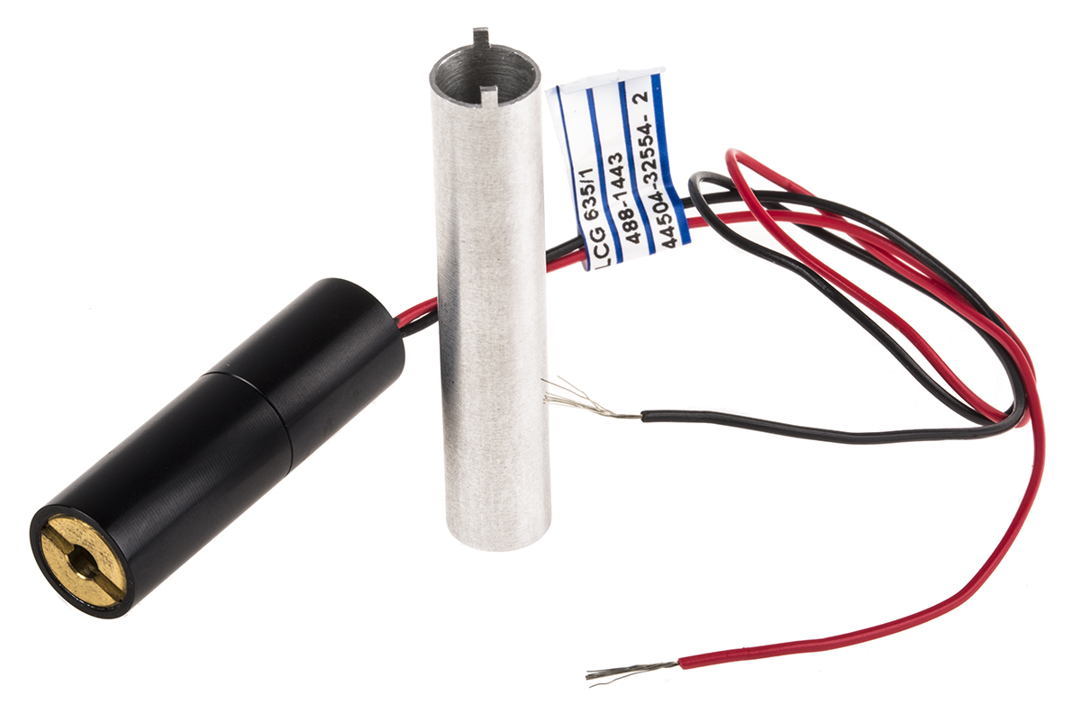 Global Laser 5002-23 Laser Module 635 nm 1 mW Continuous Wave Cross pattern 5 V 3.5 V