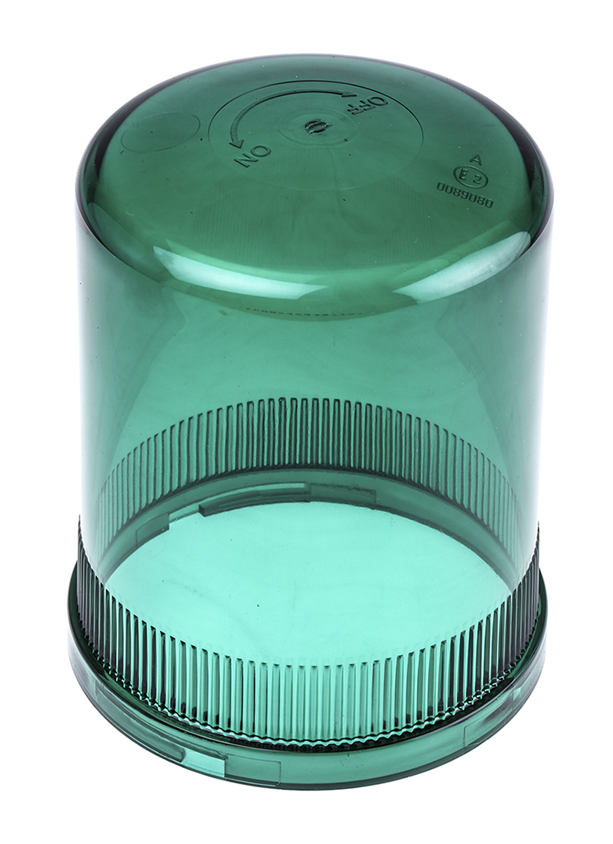 Moflash Incandescent Green Lens for use with 501/500, 401/400, 125, 600, 98, X250 Series Beacons, 88, 201/200, 125DIN