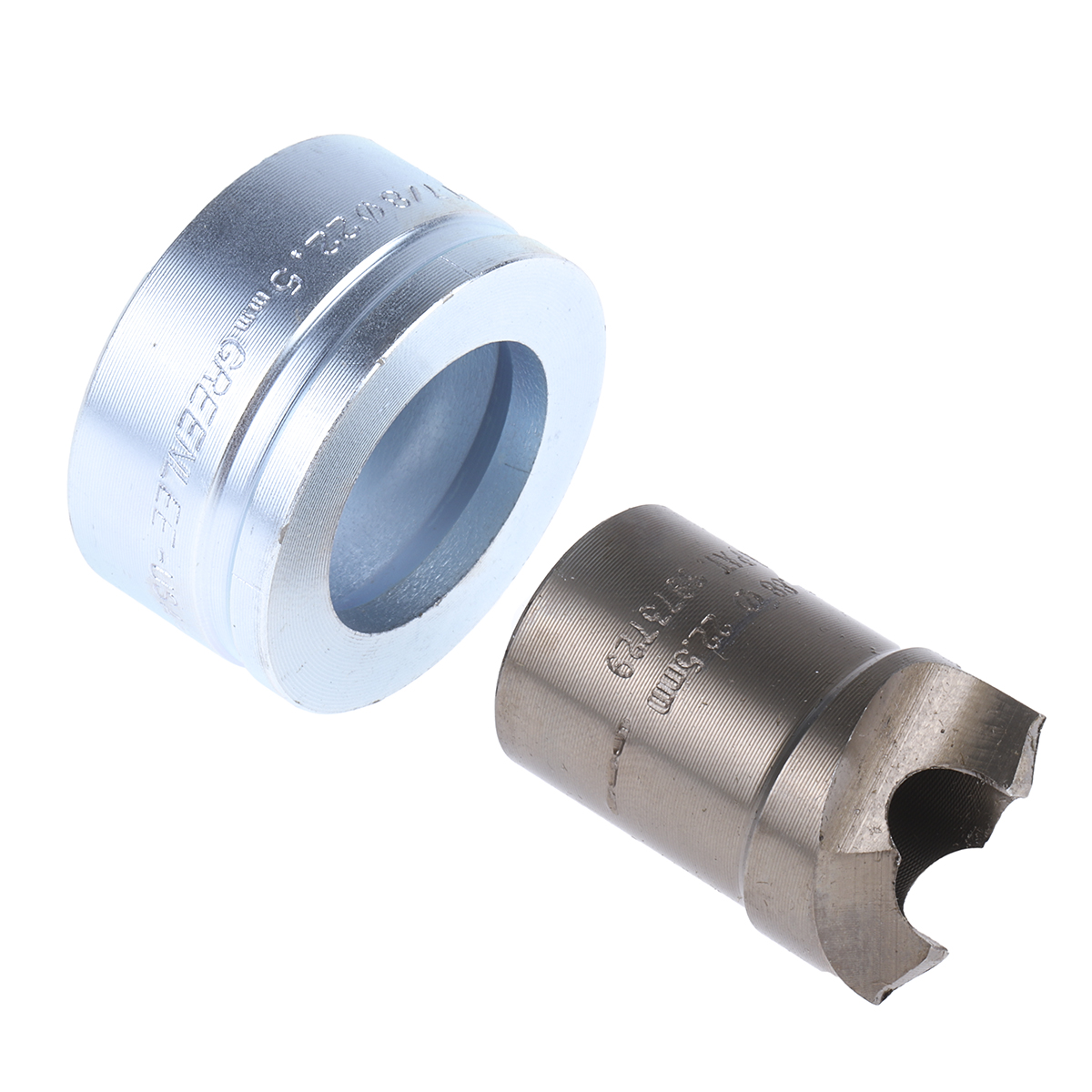 Greenlee , 1 Piece Punch & Die Set, 22.5 mm, kit contents: Greenlee Punch and Die Tool, Circular, Hydraulic Operation