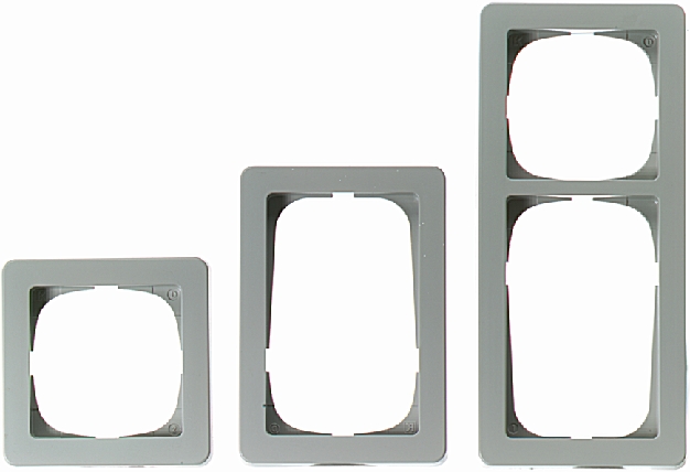 LK White 1 Gang Frame