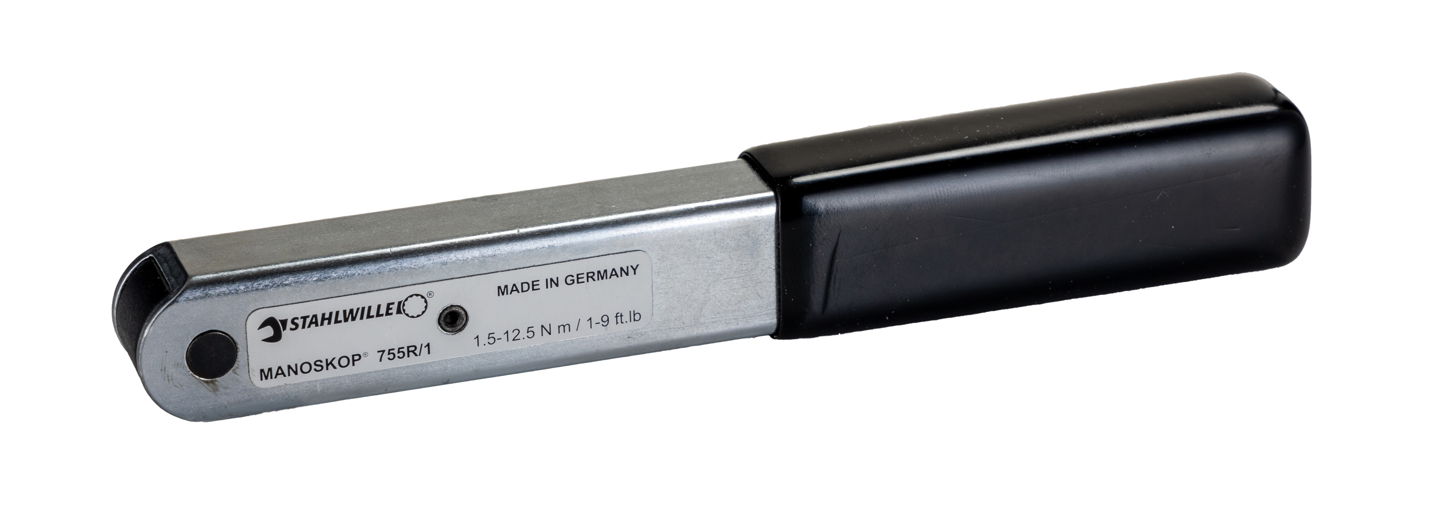STAHLWILLE 755R/1 Click Torque Wrench, 1.5 to 12.5 nm, 1/4 in Drive, Square Drive, 173.5mm Overall