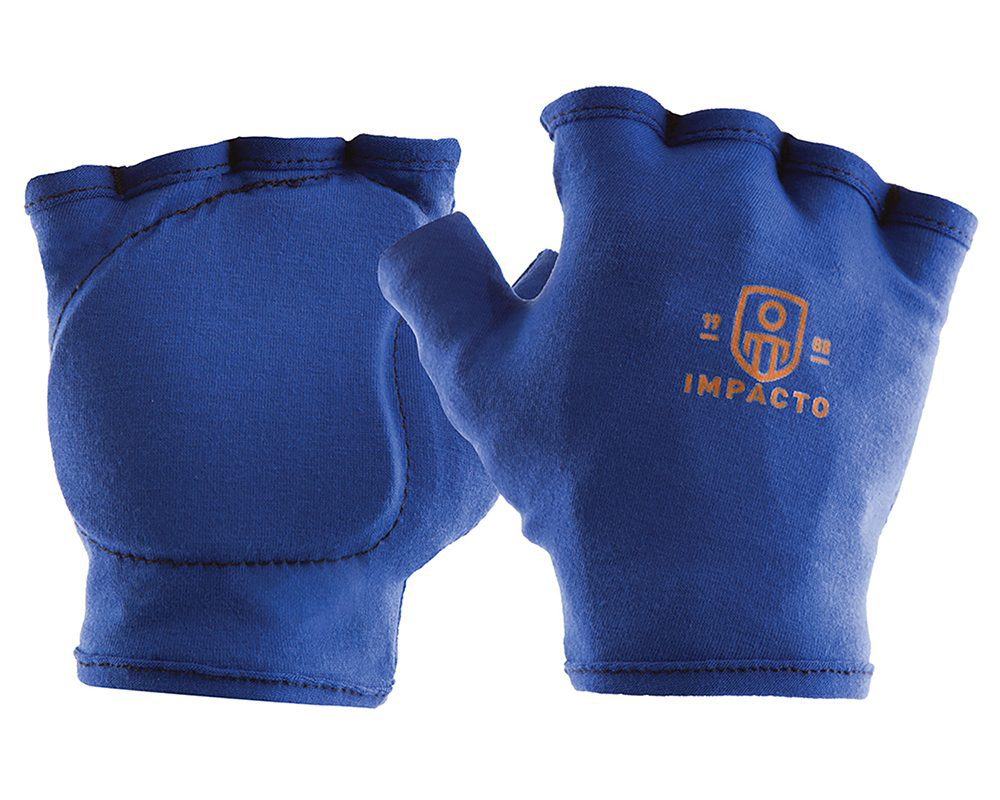 Impacto Blue Cotton, Polyester Glove 230 mm Abrasion Resistant