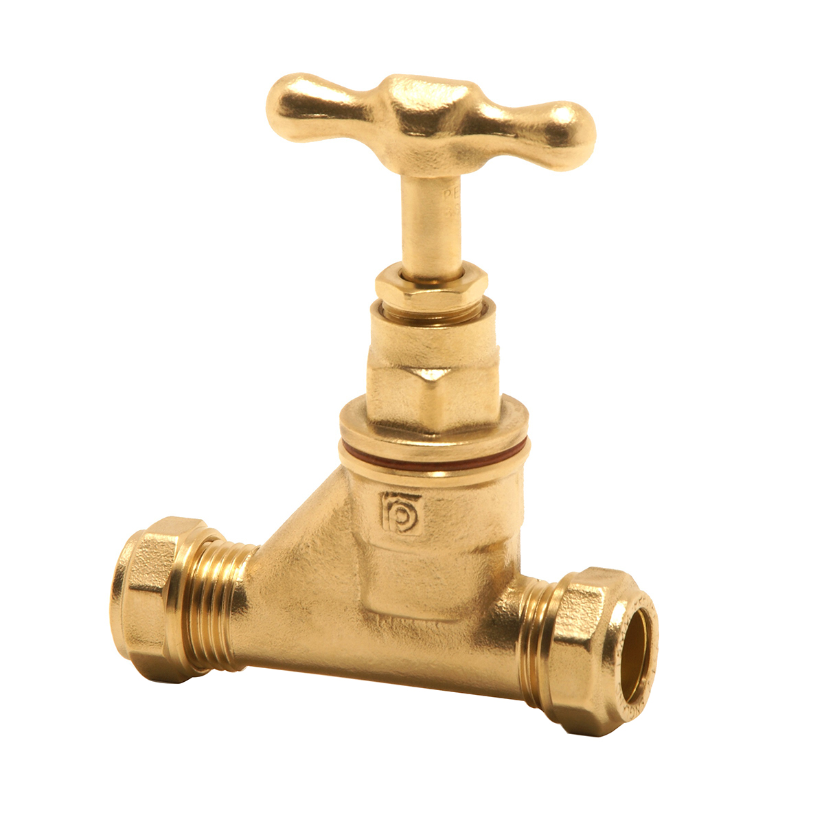 Pegler Yorkshire Brass Conex Brass Stopcock Compression 28 mm