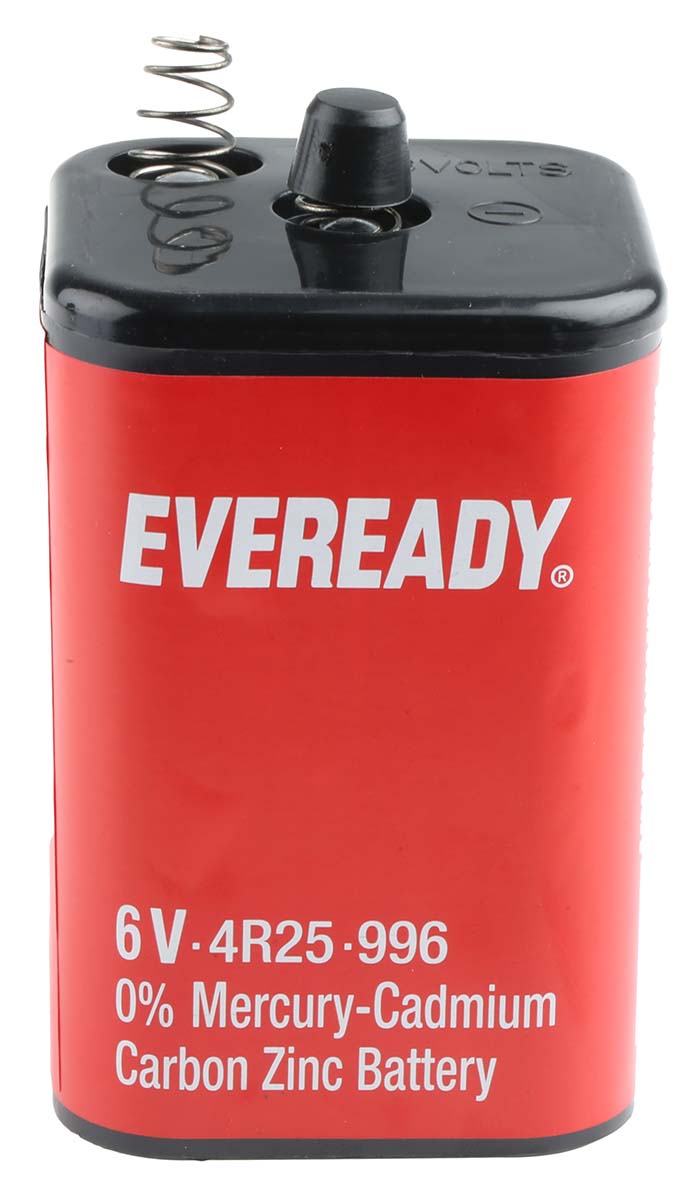 Eveready 6 V, 11 Ah Zinc Manganese Dioxide Lantern Battery