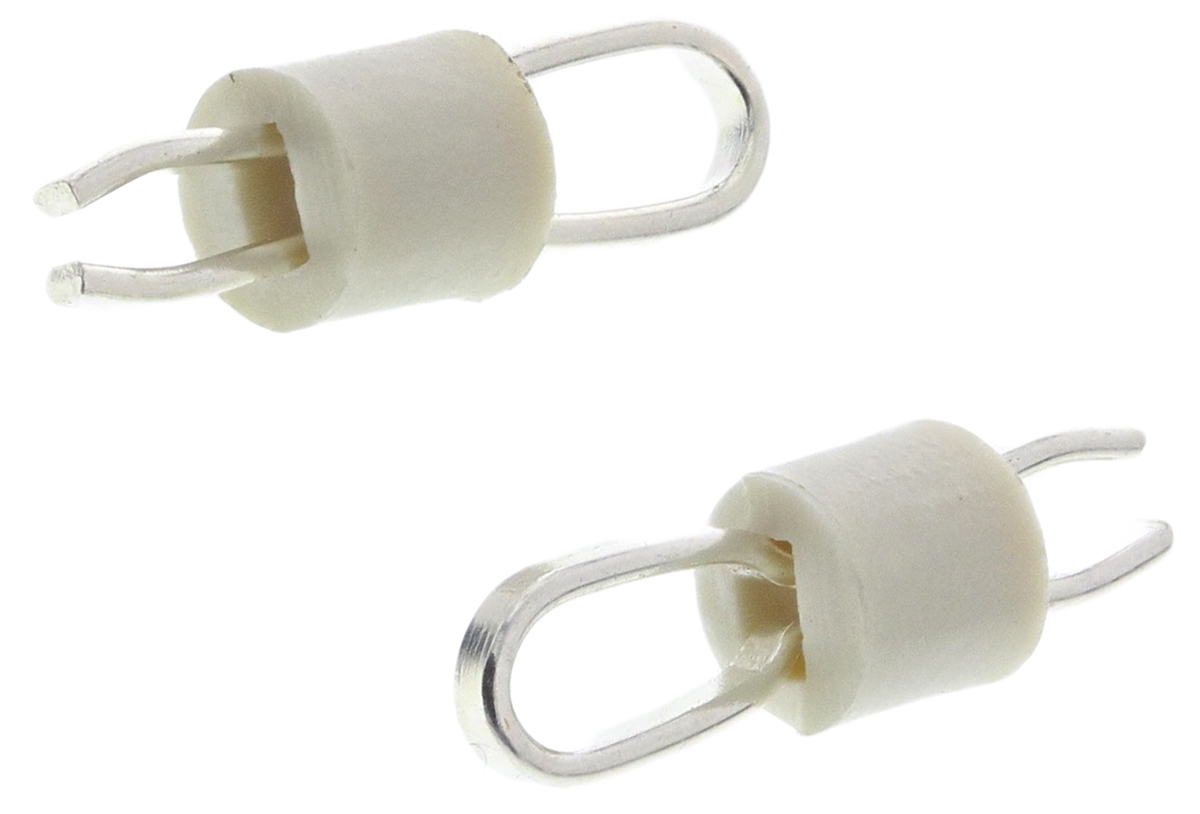 Keystone 1.6 mm White Terminal Post