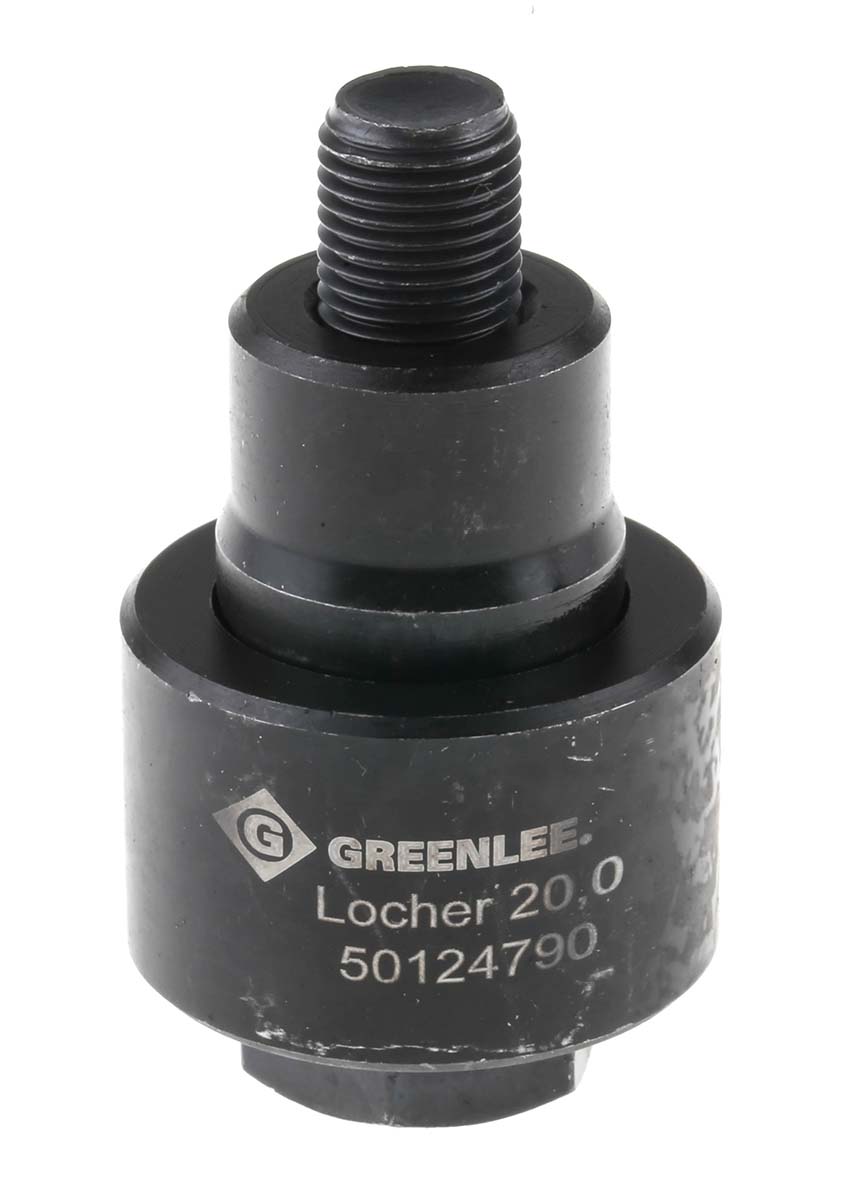 Greenlee Punch & Die Set, 20 mm, Circular, Hydraulic Operation