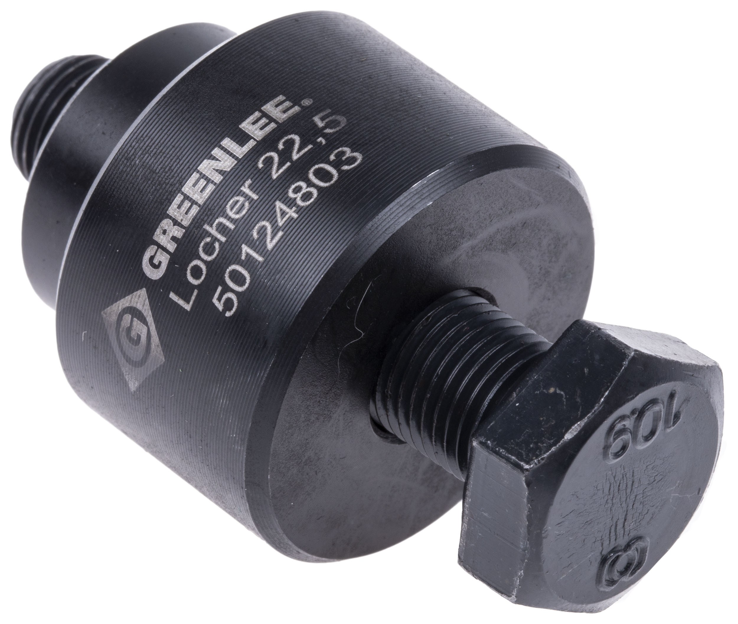 50124803 Greenlee Punch & Die Set, 22.5 mm, Circular, Hydraulic Operation