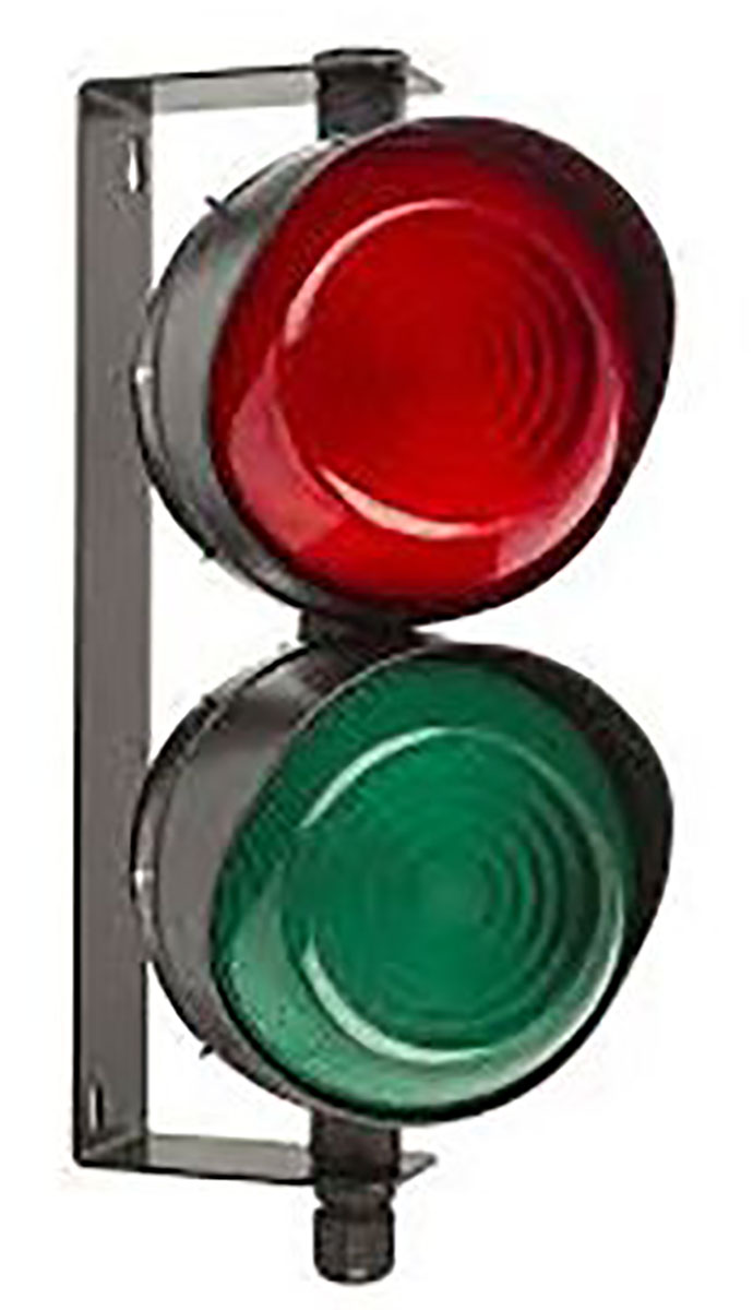 Moflash LED Amber, Green, Red Adapter Kit for use with Factory Traffic Control, Automated Gate And Door Control Systems,