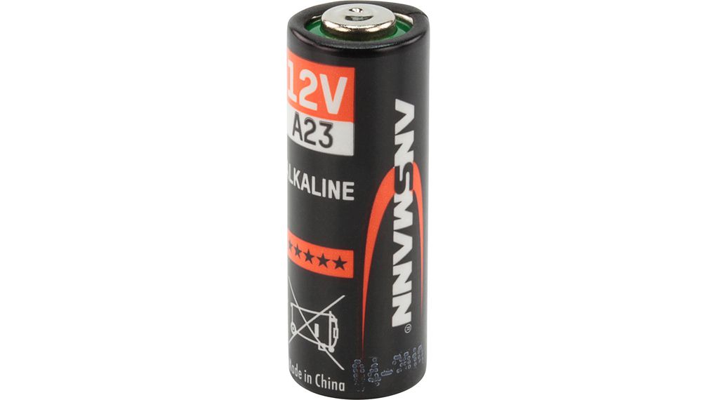 Ansmann Alkaline 12 V, A23 Battery, 50 mAh x 28.5 mm