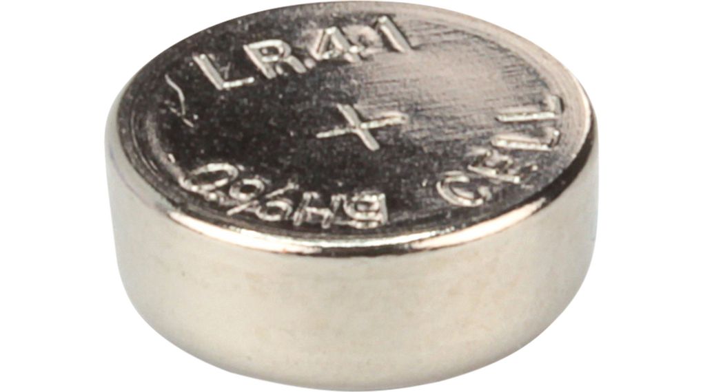 Ansmann LR41 Button Battery, 1.5 V, 7.9 mm Diameter