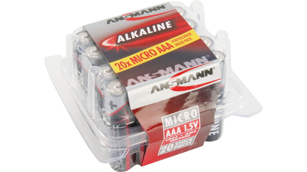 Ansmann Alkaline AAA Battery 1.5 V