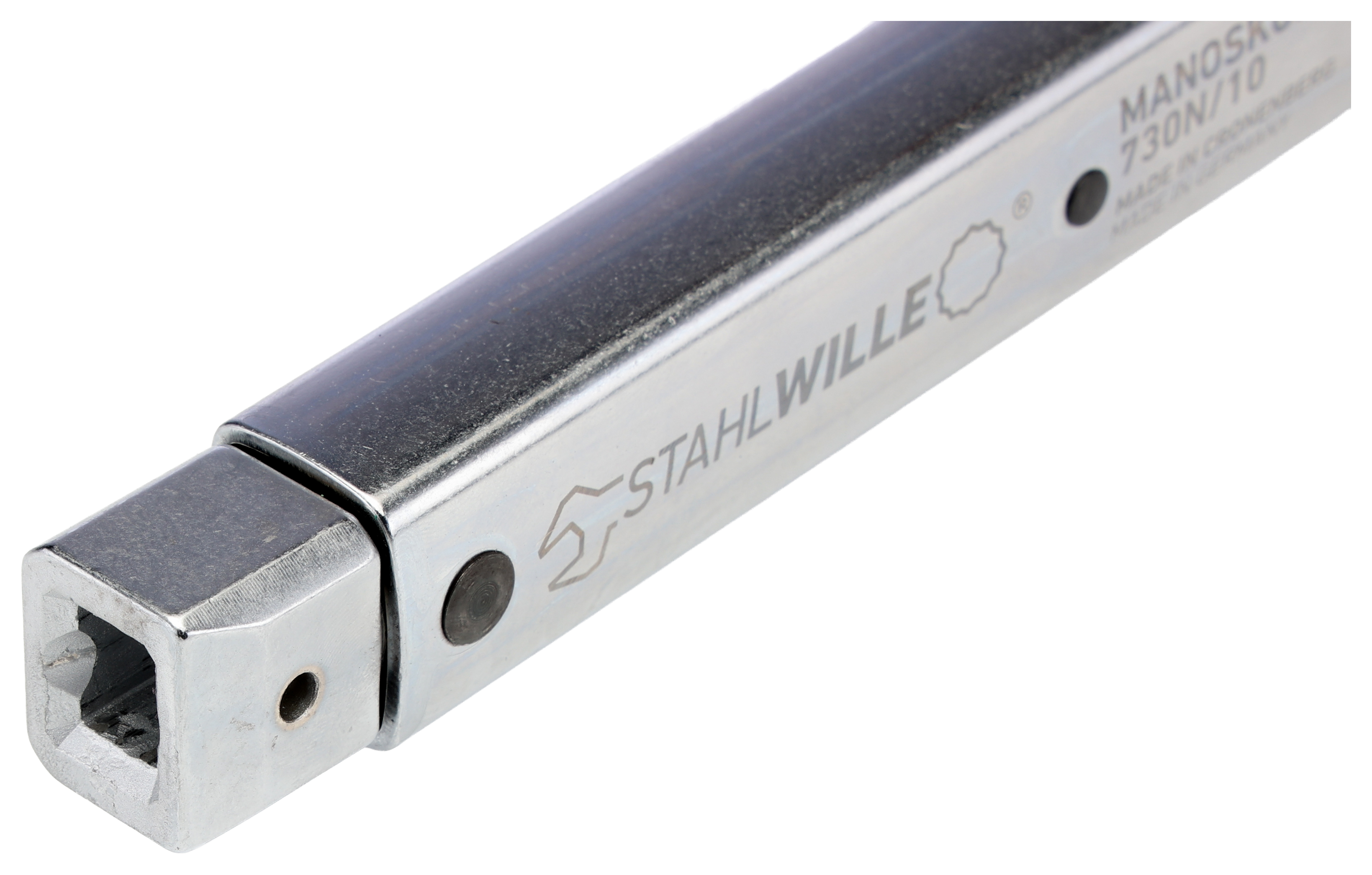 50181010 STAHLWILLE 730N Click Torque Wrench, 20 To 100 Nm, 28 mm Drive, Hex Drive, 386mm Overall