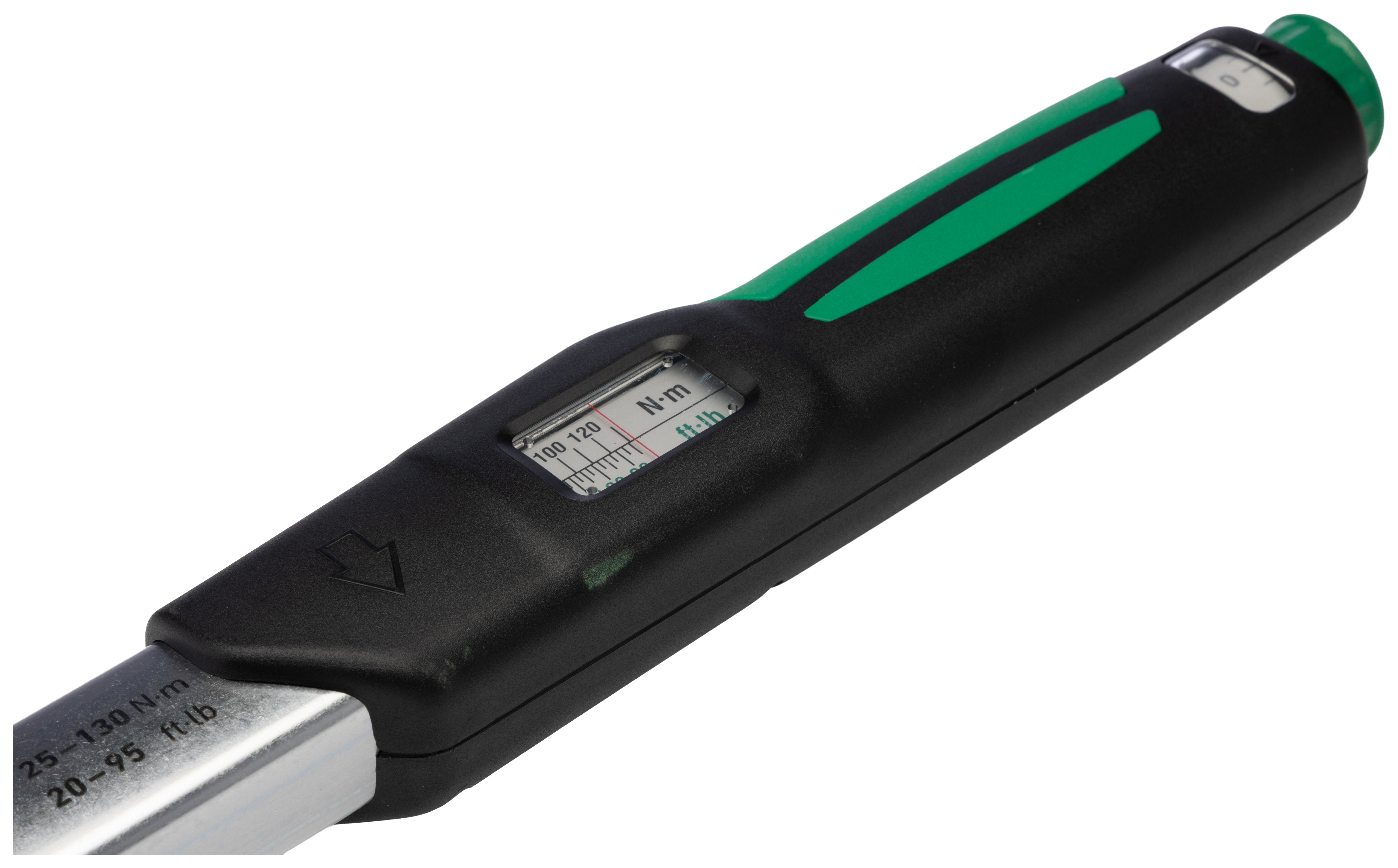 50181012 STAHLWILLE 730N Click Torque Wrench, 25 to 130 nm, 28 mm Drive, Hex Drive, 421mm Overall