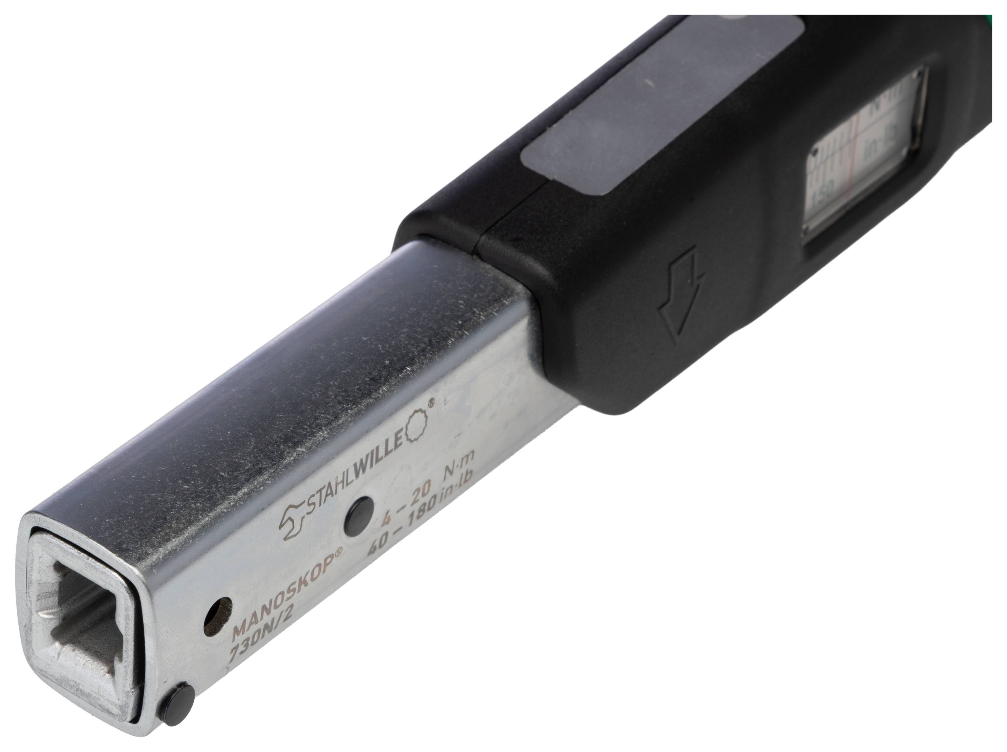 50181102 STAHLWILLE 730N Click Torque Wrench, 4 to 20 nm, 28 mm Drive, Hex Drive, 275mm Overall