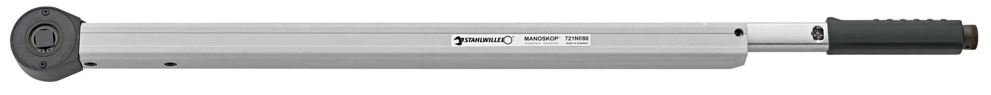 STAHLWILLE 721Nf Click Torque Wrench, 160 To 800 Nm, 3/4 in Drive, Square Drive, 1051mm Overall