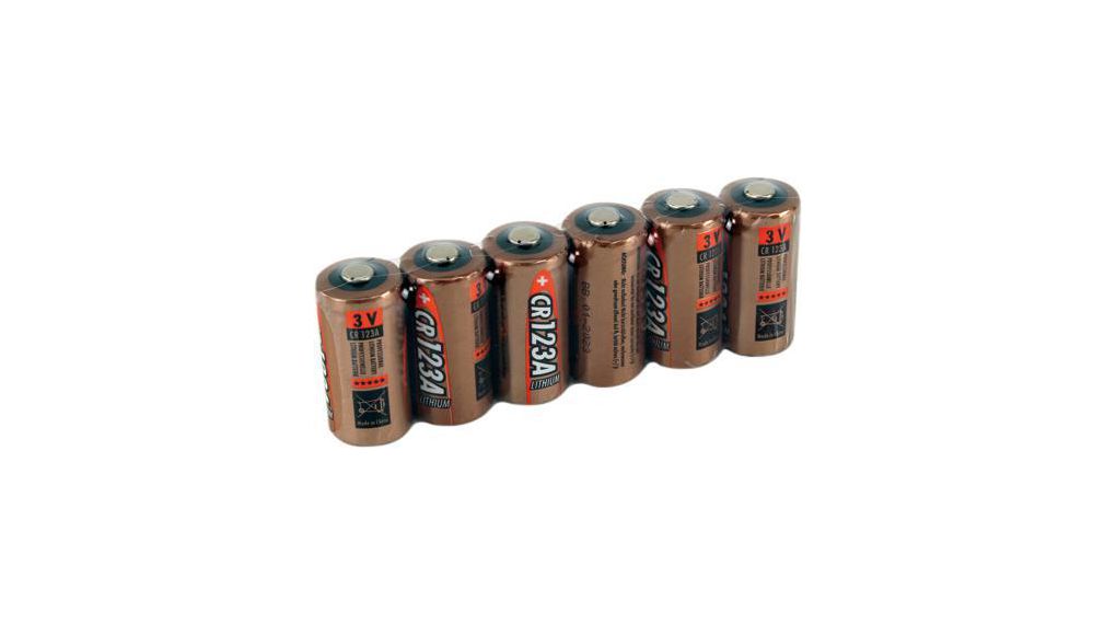 Ansmann Lithium 3 V, CR123A Lithium Speciality Size Battery, 1.5 Ah x 34.5 mm