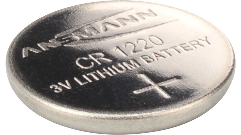 Ansmann Button Battery, 3 V, 12.5 mm Diameter
