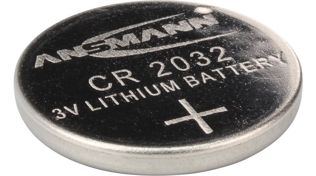 Ansmann CR2032 Button Battery, 3 V, 20 mm Diameter