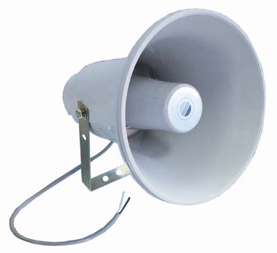 Visaton 15W, 10 W, 5 W, 3 W, 1 W Re-entrant Horn Speaker, 20 Ω 5500 Hz, 500 Hz, IP66