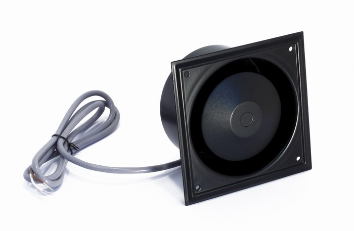 Visaton 15W Black Horn Speaker, 8 Ω 5000 Hz, 620 Hz, IP67, IP66