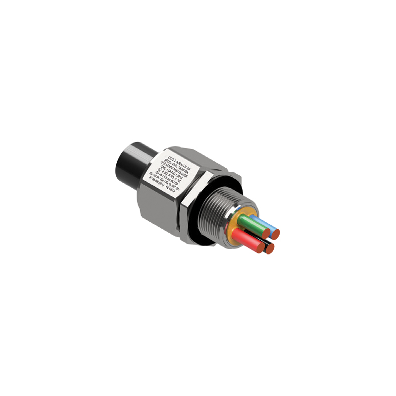 Moflash A2EX VX Series Stainless Steel Stainless Steel Cable Gland, M20 x 1.5 Thread, 3 mm min., 8.5 mm max., IP65,