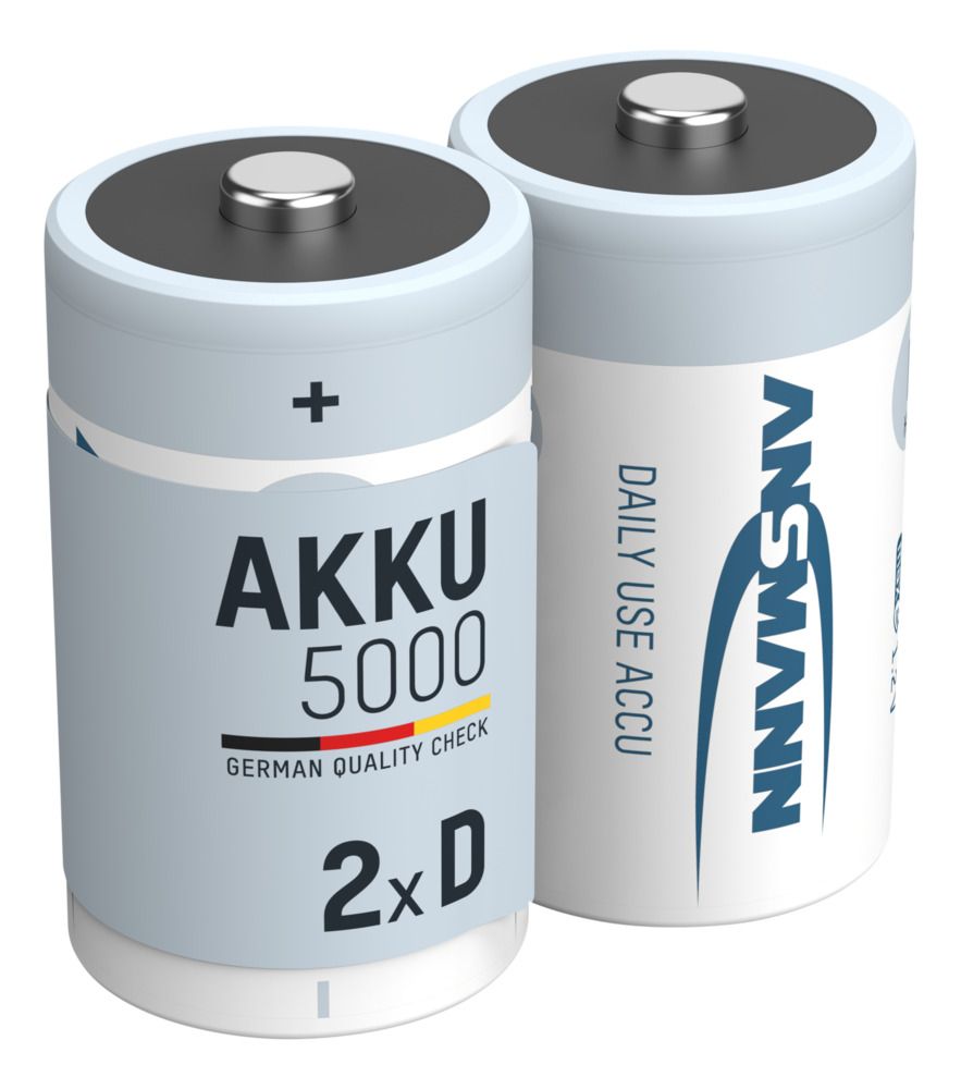 Ansmann NiMH Rechargeable D Battery, 5 Ah