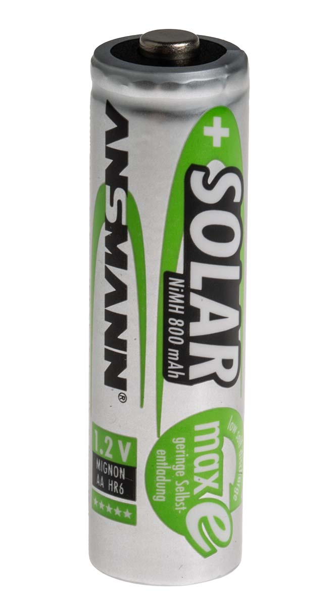 Ansmann AA NiMH Rechargeable AA Battery, 800 mAh, 1.2 V - Pack of 1