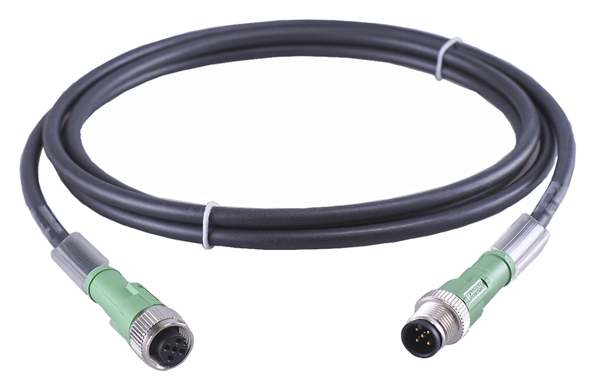 Jumo Male 5 way RSF 50/11, Lumberg to Female 5 way Sensor Actuator Cable