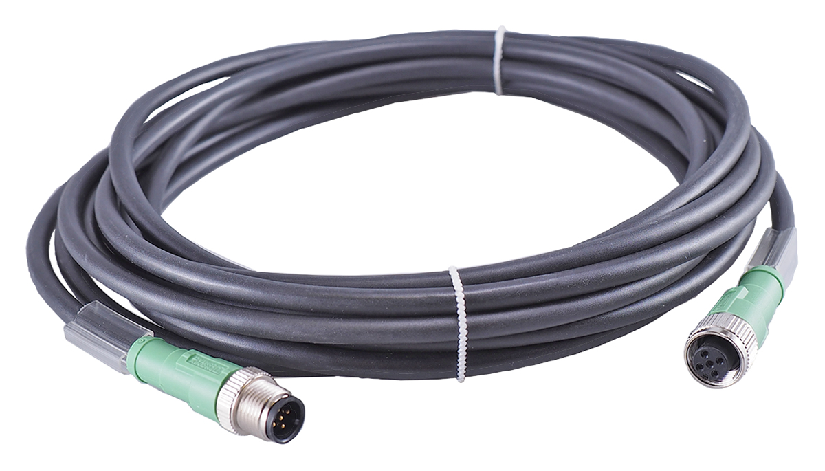 Jumo Male 5 way RSF 50/11, Lumberg to Female 5 way Sensor Actuator Cable