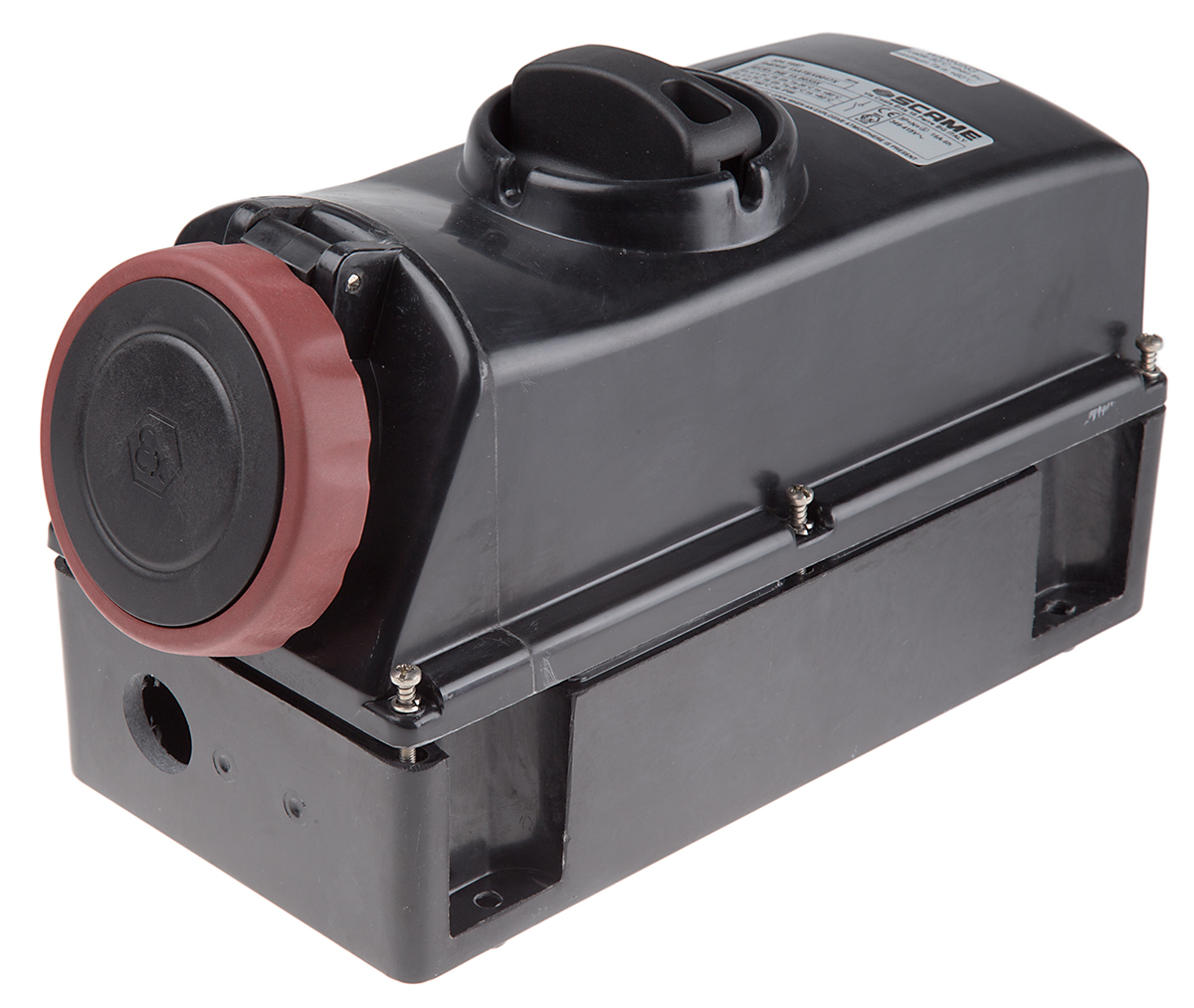 Scame, ADVANCE-GRP(GD) IP66 Red Power Connector, Surface Mount, 3P+N+PE, Rated At 16A, 415V
