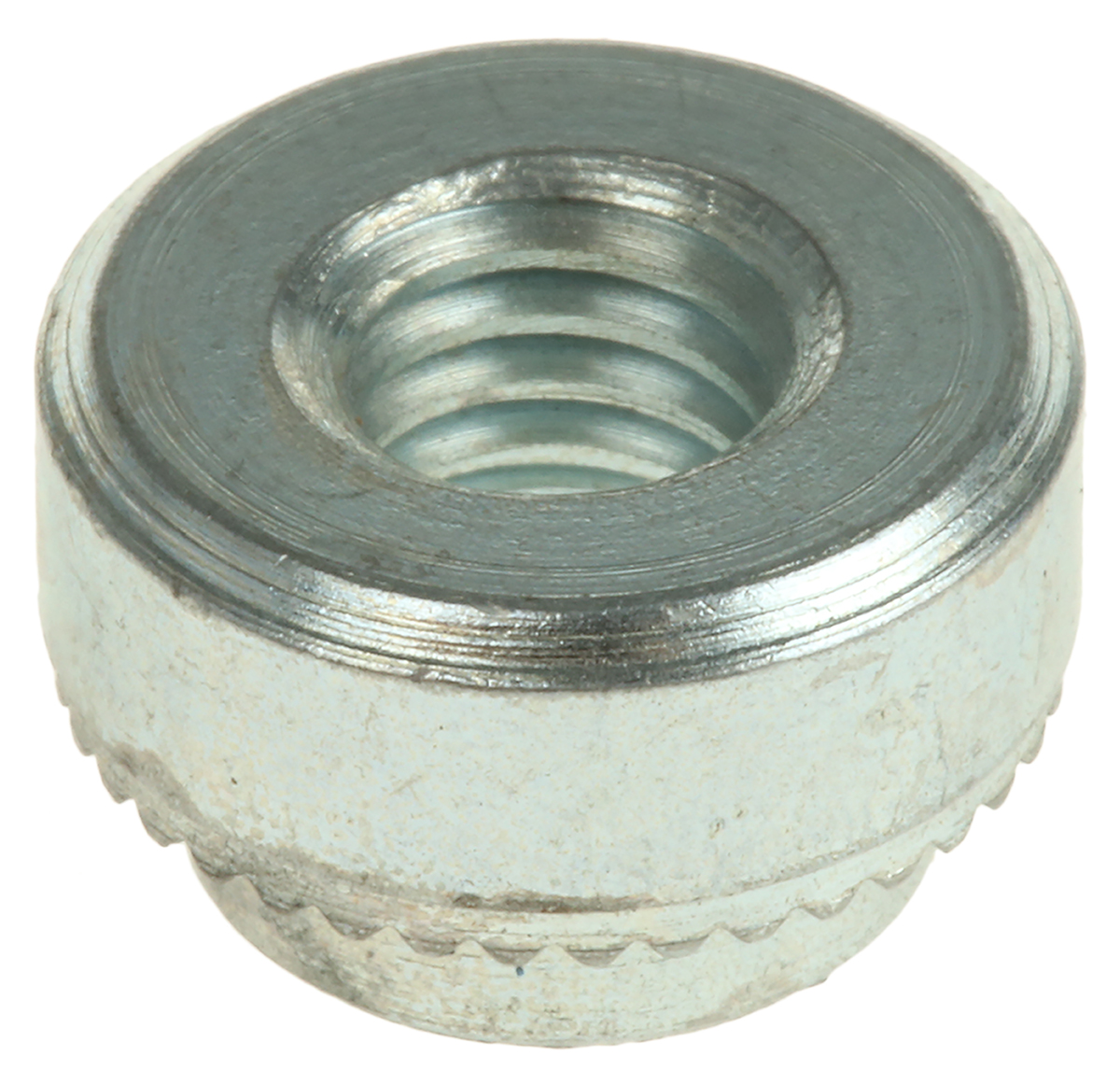 Hank Passivated Zinc Plated, M6 Steel Rivet Bush 12.7 mm diameter 9.5 mm x 5.1 mm