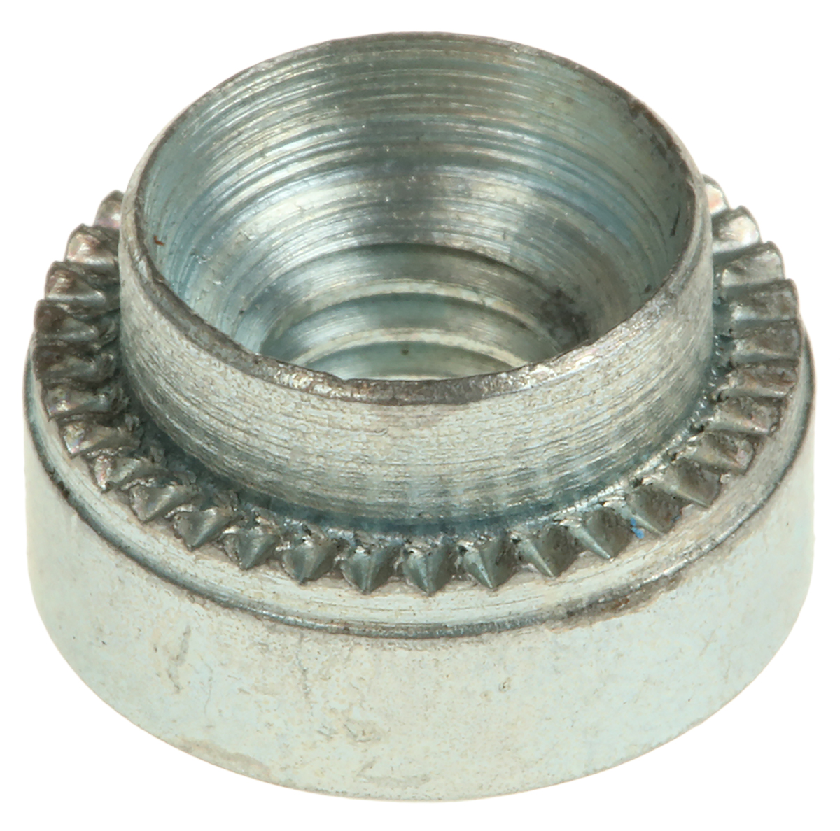505-252 Hank Passivated Zinc Plated, M6 Steel Rivet Bush 12.7 mm diameter 9.5 mm x 5.1 mm
