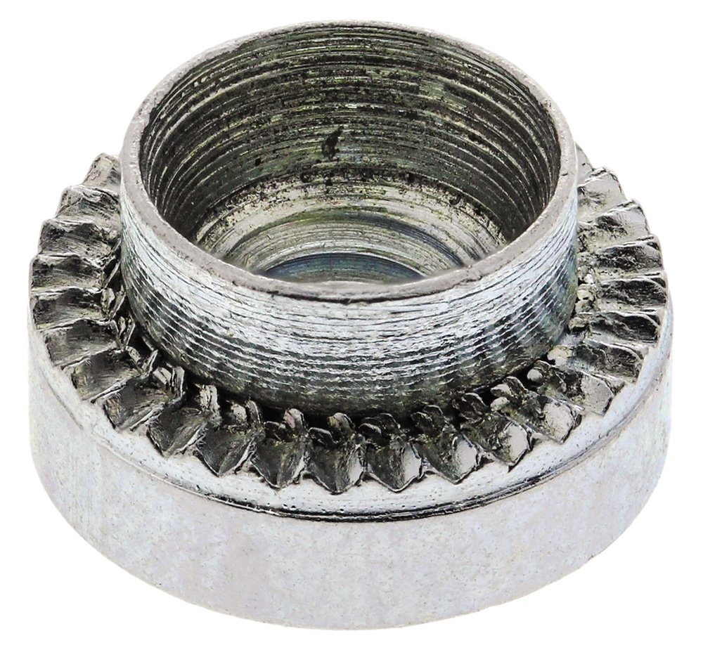 Hank Passivated Zinc Plated, M4 Steel Rivet Bush 9.5 mm diameter 6.75 mm x 3.2 mm