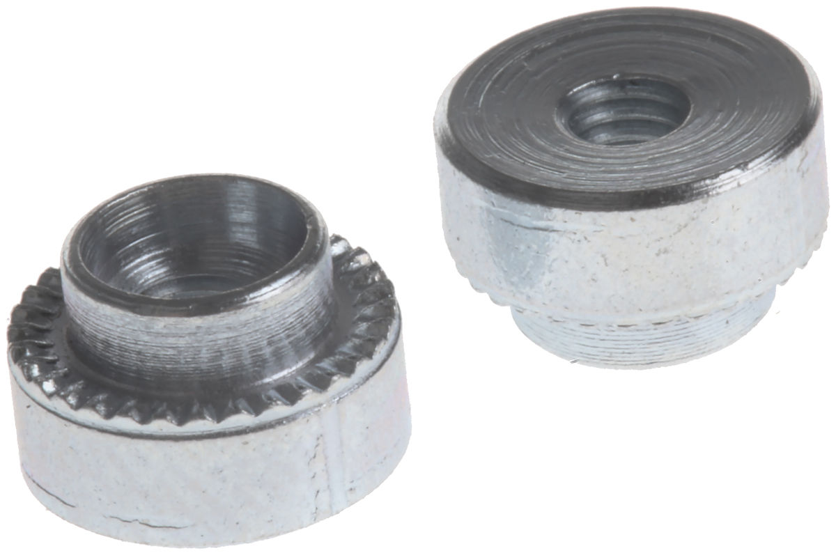 Hank Passivated Zinc Plated, Metric Steel Rivet Bush 7.9 mm diameter 5.5 mm x 3.2 mm