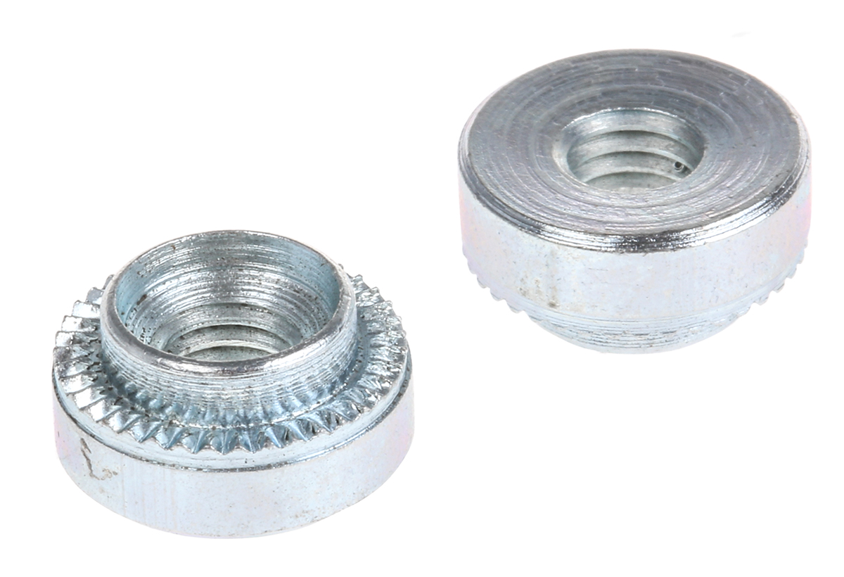 Hank Passivated Zinc Plated, M5 Steel Rivet Bush 11.1 mm diameter 7.95 mm x 3.8 mm