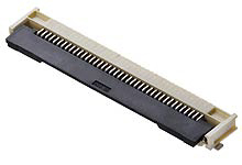 Molex, 505110 0.5 mm Pitch 40 Way Right Angle Female FPC Connector, Surface Mount