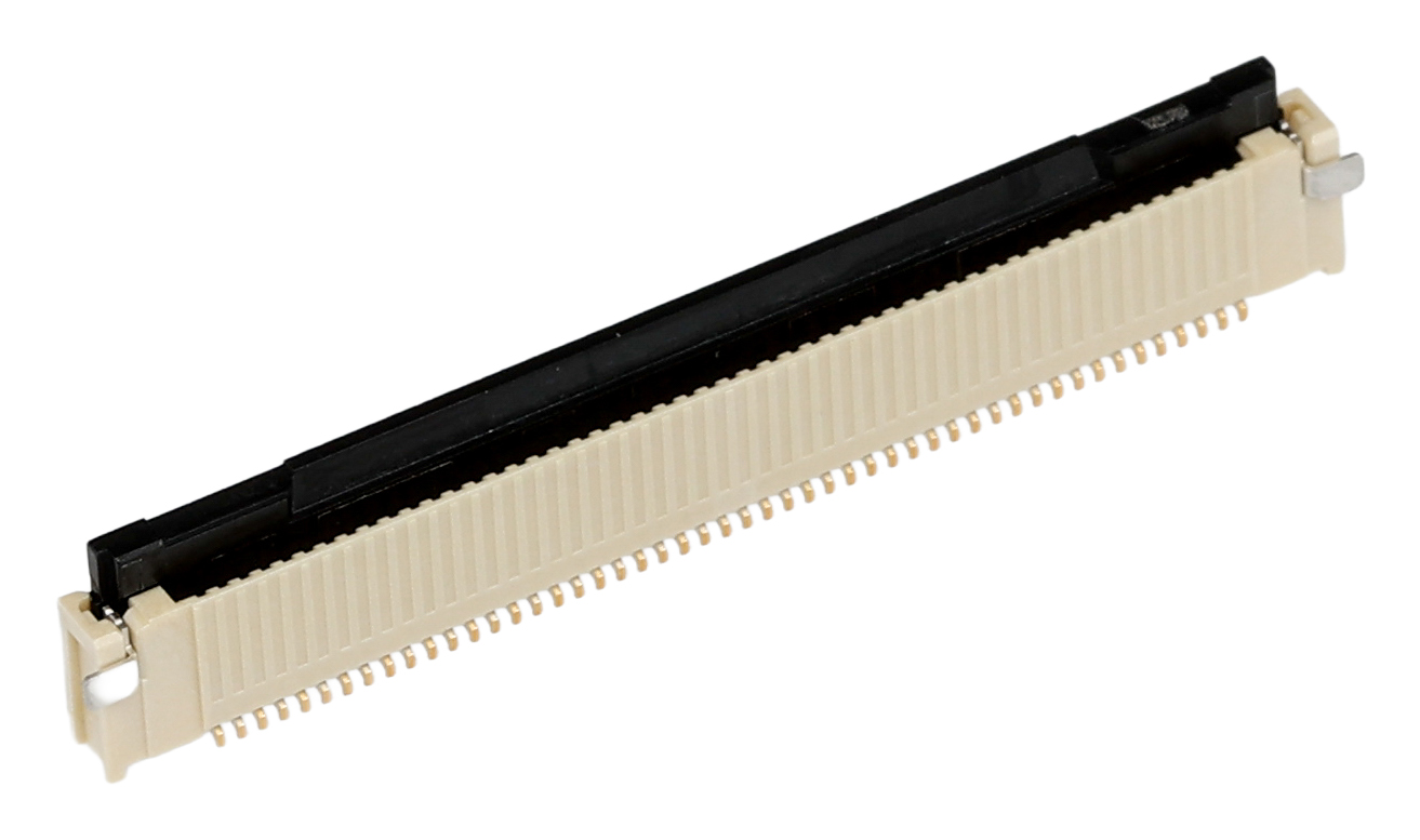 505110-5091 Molex, 505110 0.5 mm Pitch 50 Way Right Angle Female FPC Connector, Solder