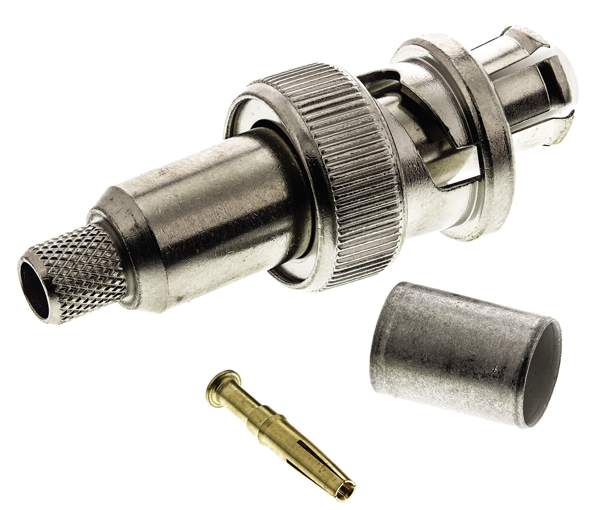 TE Connectivity Cable Male SHV, Straight Body Crimp
