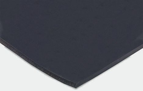 RS PRO Black Fluorocarbon Rubber Sheet, 600 mm x 600mm x 3 mm, 100kg/cm², 204 °C
