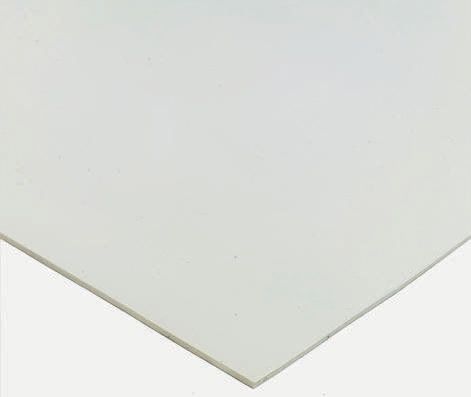 RS PRO White Silicone Rubber Sponge Sheet, 600 mm x 600mm x 6 mm, 200 °C