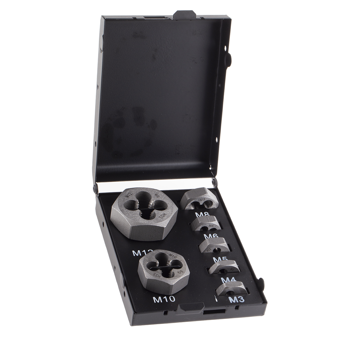 RS PRO M3ToM12 HSS 7 piece Die Nut Set