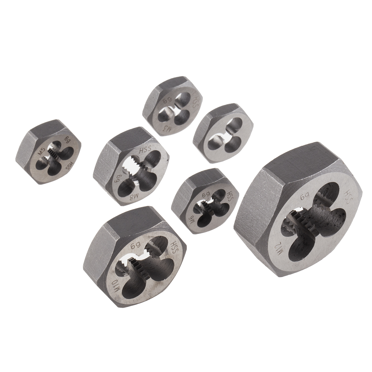 506-4318 RS PRO M3ToM12 HSS 7 piece Die Nut Set