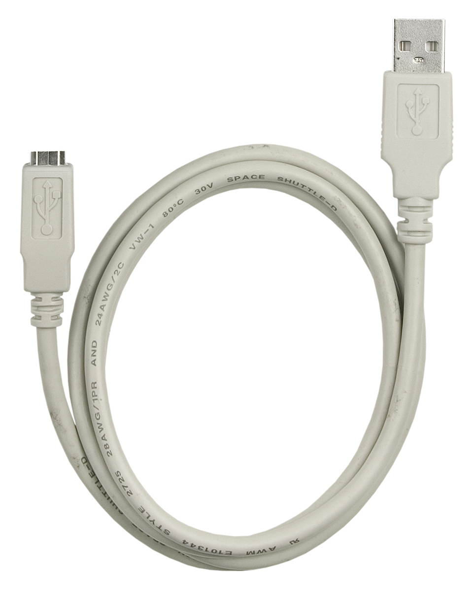 Jumo USB Cable, Male Mini USB Type A to Male, USB 2.0 Mini USB Type B, White, 3 m