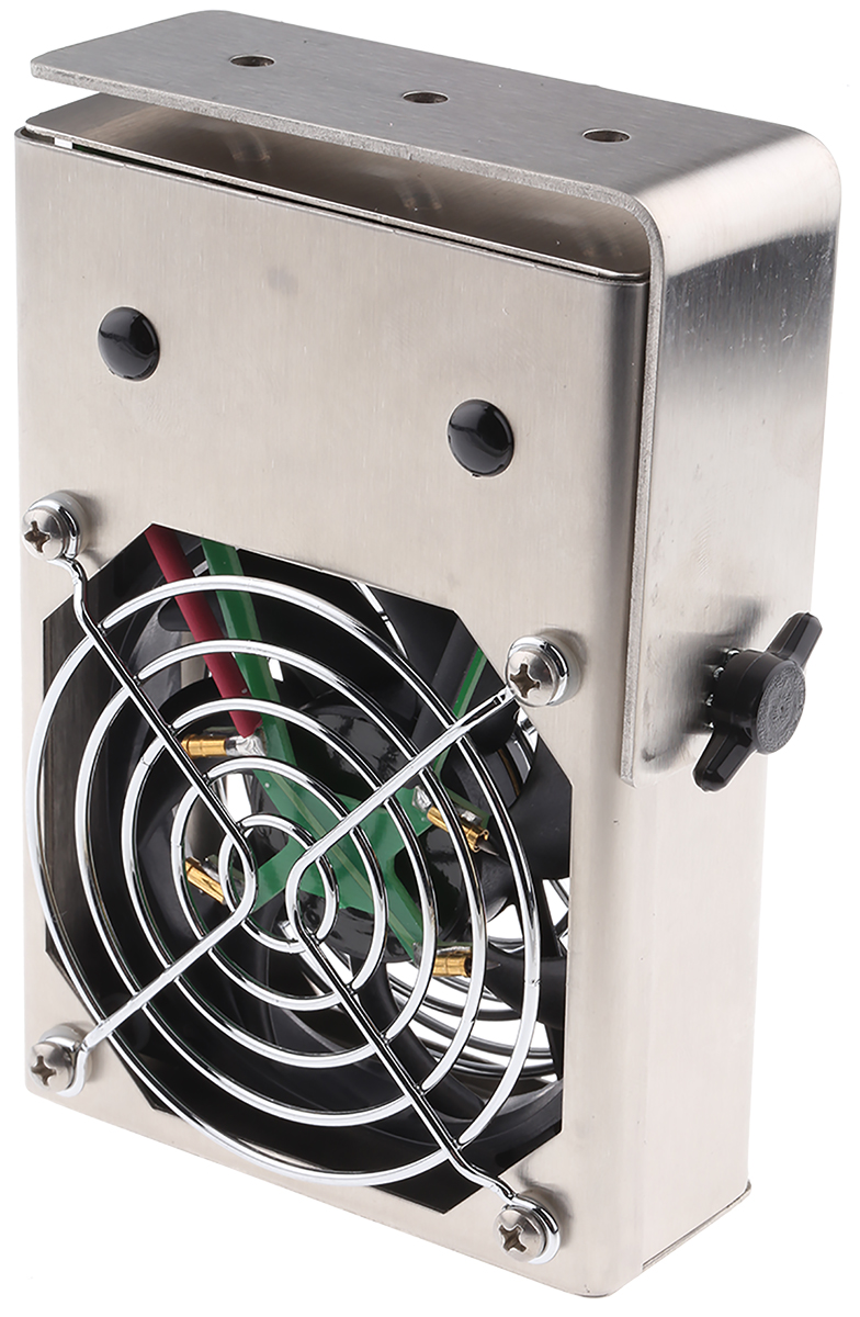 50642 Desco Europe 5 to 25 V 2 Fan EU, US, UK Bench Top, Ioniser