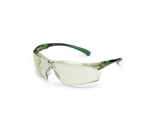 Univet 506U Safety Glasses, Anti-Fog Coating, Anti-Scratch, Grey, Green, Black Polycarbonate Lens, Polycarbonate