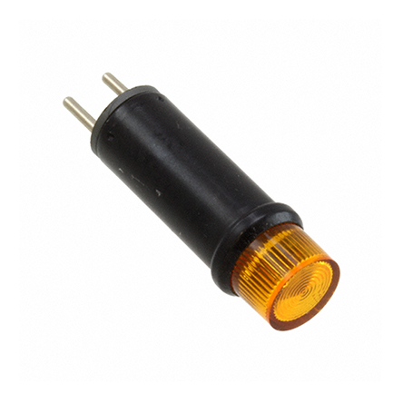 Dialight 507 Series Yellow Panel Mount Indicator, 5V, Screw Termination Panel Mount